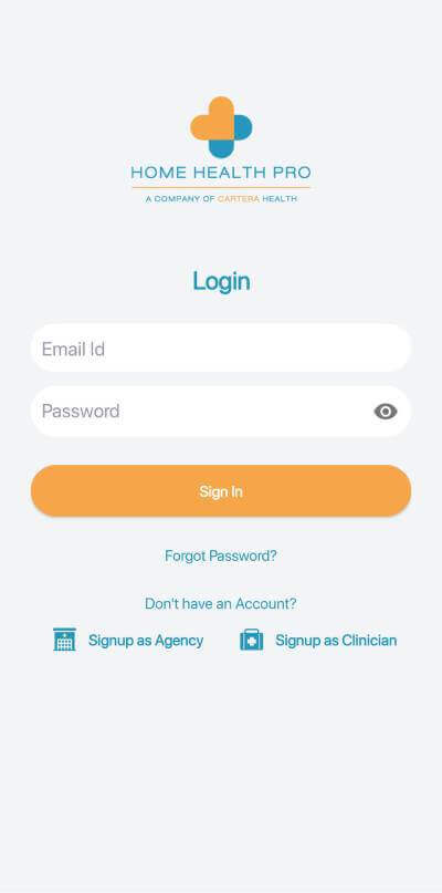 Agency Simple Sign UP & then Sign IN