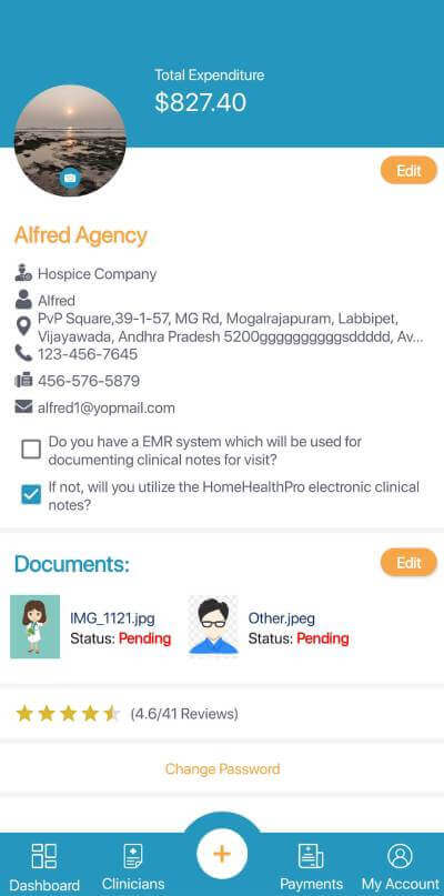 Modify Agency Profile